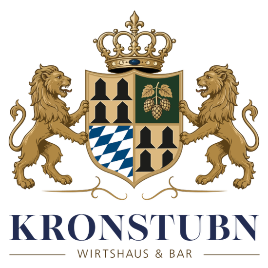 Kronstubn – Wirtshaus & Bar, Wappen mit Löwen und Krone